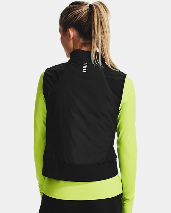 Women's UA Storm ColdGear® Reactor Run Vest in Black image number 2